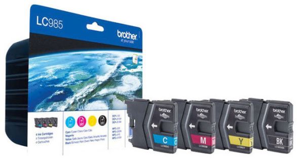 Brother valuepack tinte cmybk lc-985valbp dcp-j315w 260/300 seiten - Brother-lc-985valbp-5014047562112