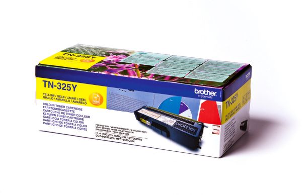 Brother toner hy yellow tn-325y hl-4150cdn 3500 seiten - Brother-tn-325y-4977766679411