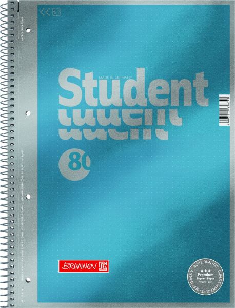 Brunnen collegeblock premium a4 1067147 punktraster 80 blatt - Brunnen-1067147-4003273638747