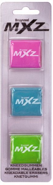 Bruynzeel teen radiergummi 60281003 3 farben ass. - Bruynzeel-60281003-8712079411688