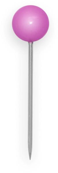 BÜroline landkartennadeln 4x20mm 115081 rosa 100 stück - Bueroline-115081-7612532011985