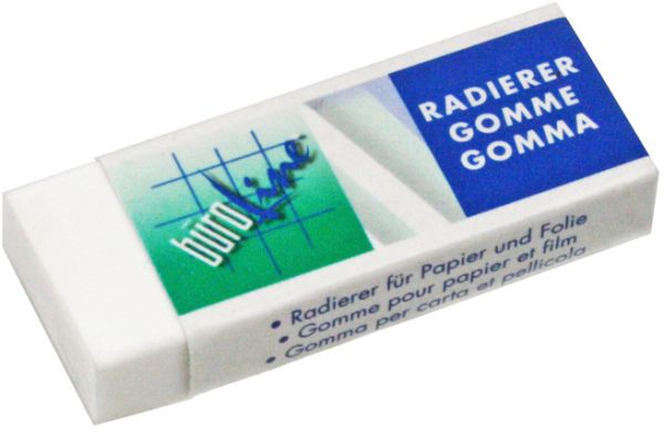 BÜroline radierer 331399 57x22x10mm - Bueroline-331399-7612532012357