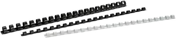 BÜROLINE Plastikbinderücken 6mm A4 351360 weiss 100 Stück