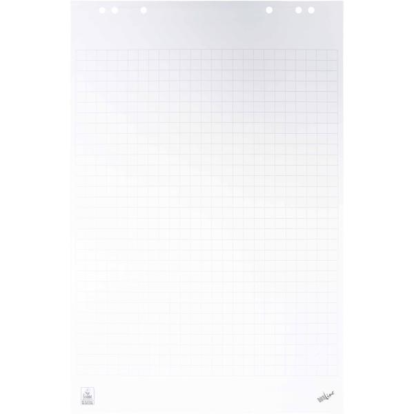 BÜroline flipchart-block 80g 65x98cm 400190533 ecf, kariert 20 blatt - Bueroline-400190533-7613058039217
