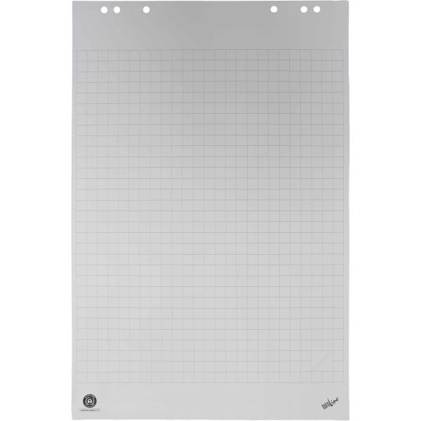 BÜroline flipchart-block 80g 65x98cm 400190537 recycling, kariert 5 stück - Bueroline-400190537-7613058039262
