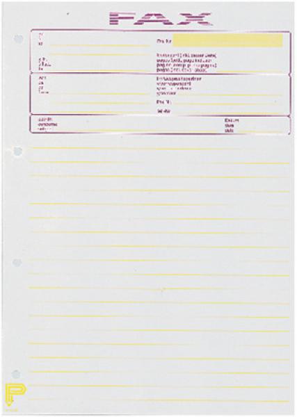 BÜroline telefax-block d/f/i/e a4 572000 weiss 65g 50 blatt - Bueroline-572000-7612532041487