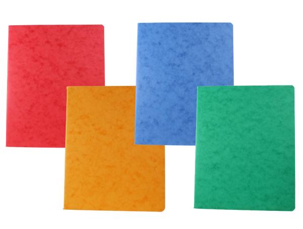 BÜroline pressspanheft ass. 17,5x22cm 610005 liniert,9mm, 80g 48 blatt - Bueroline-610005-7612532021854