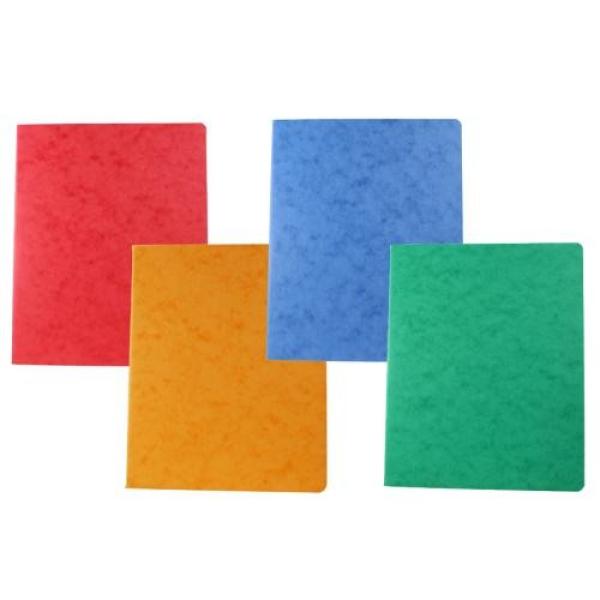 BÜroline pressspanheft ass. 17,5x22cm 610015 kariert, 4mm, 80g 48 blatt - Bueroline-610015-7612532021878