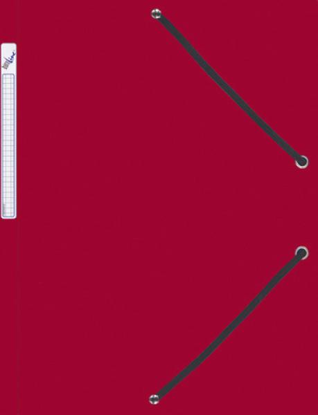BÜroline gummibandmappe a4 614496 rot, kunststoff - Bueroline-614496-7612532021700