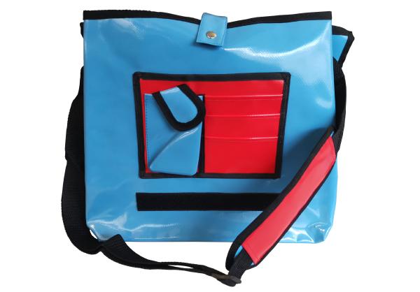 BÜroline umhängetasche 38x35x10cm 900680 blau/rot - Bueroline-900680-7612532022714-02.jpg