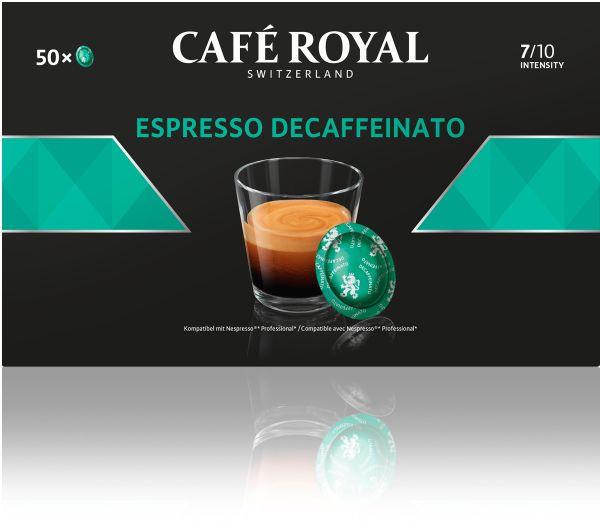 Cafe royal professional pads 10171261 espresso decaf. 50 stk. - Cafe-royal-10171261-7617014173069