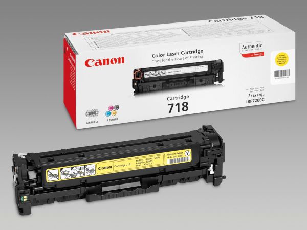 Canon toner-modul 718 yellow 2659b002 lbp 7200 2900 seiten - Canon-2659b002-4960999628547