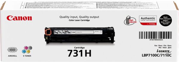 Canon toner-modul 731h schwarz 6273b002 lbp 7100/7110 2400 seiten - Canon-6273b002-4960999904818