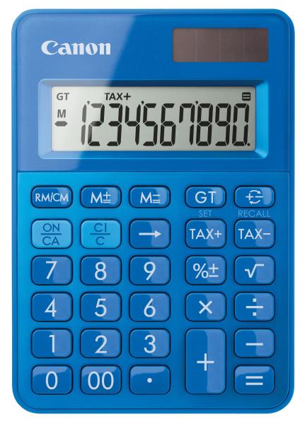 Canon tischrechner ls-100k blau cals100km 10-stellig, metallic-finish - Canon-cals100km-4549292031447