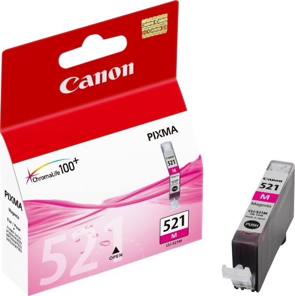 Canon tintenpatrone magenta cli-521m pixma mp 980 9ml - Canon-cli-521m-4960999577517