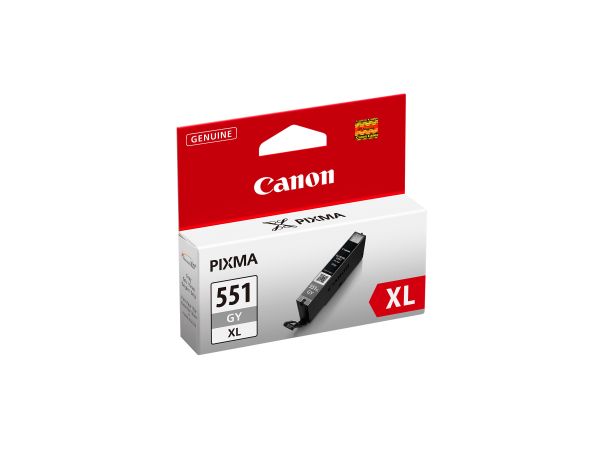 Canon tintenpatrone xl grey cli-551xlgy pixma mg6350 11ml - Canon-cli-551xlgy-4960999904542