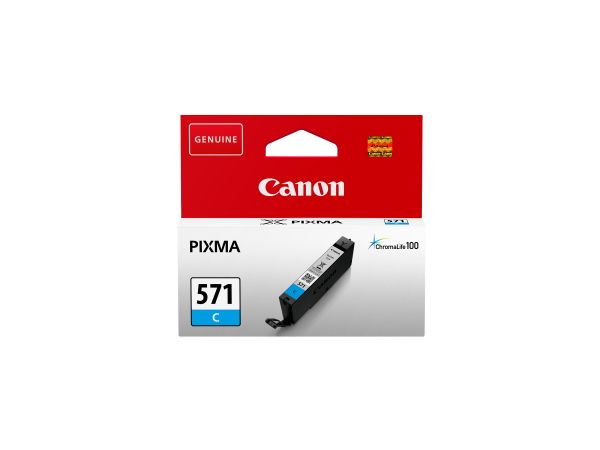 Canon tintenpatrone cyan cli-571c pixma mg5750 7ml - Canon-cli-571c-4549292032949