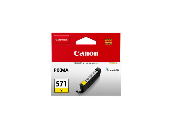 Canon tintenpatrone yellow cli-571y pixma mg5750 7ml - Canon-cli-571y-4549292032970