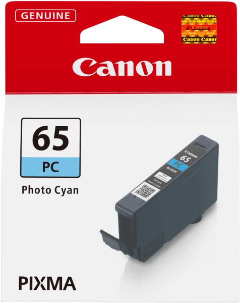 Canon tintenpatrone photo cyan cli-65pc pixma pro-200 12.6ml - Canon-cli-65pc-4549292159370-02.jpg