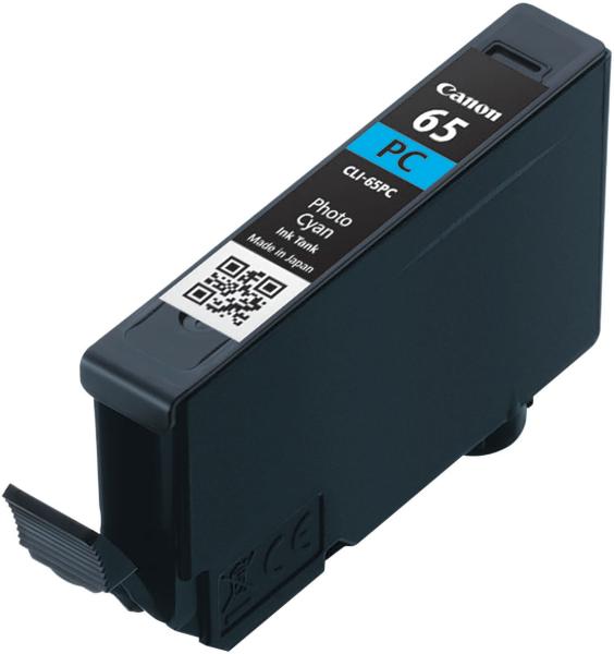 Canon tintenpatrone photo cyan cli-65pc pixma pro-200 12.6ml - Canon-cli-65pc-4549292159370-03.jpg
