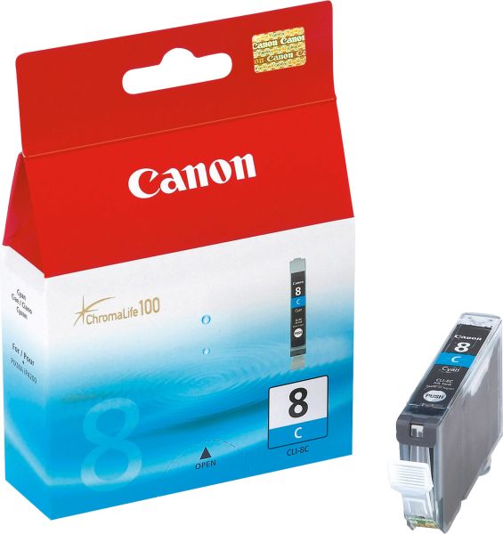 Canon tintenpatrone cyan cli-8c pixma ip 5200 13ml - Canon-cli-8c-4960999272672