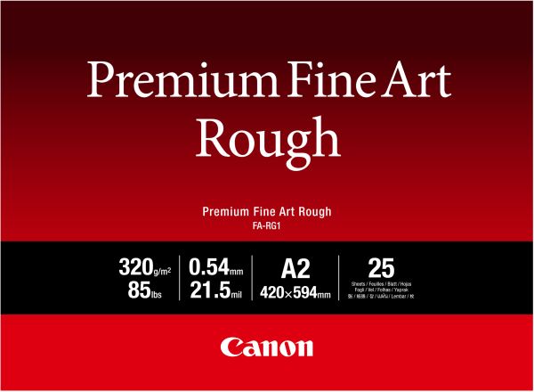 Canon premium paper 320g a2 farg1a2 fine art rough 25 blatt - Canon-farg1a2-4549292170412