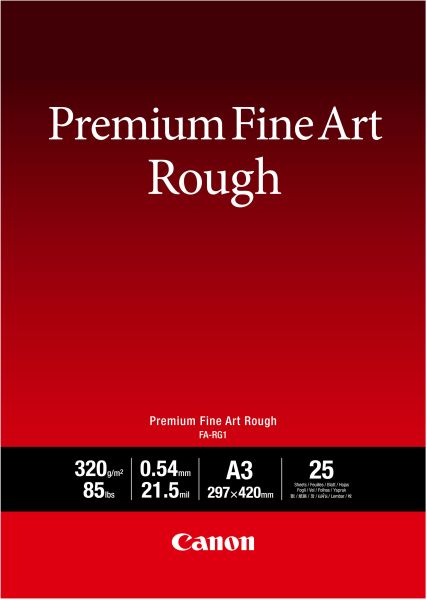 Canon premium paper 320g a3 farg1a3 fine art rough 25 blatt - Canon-farg1a3-4549292170399