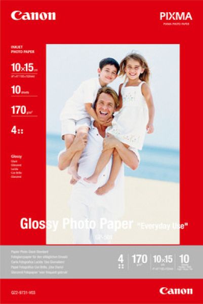 Canon glossy photo paper 10x15cm gp5014x6 inkjet, everyday 200g 10 bl. - Canon-gp5014x6-4960999294049