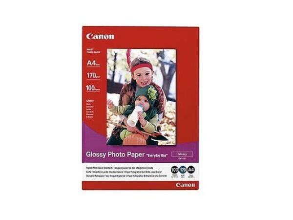 Canon photo paper glossy a4 gp501a4 inkjet, 210g 5 blatt - Canon-gp501a4-4960999978222