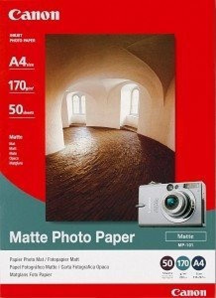 Canon photo paper matte a4 mp101a4 inkjet, 170g 5 blatt - Canon-mp101a4-4960999978239