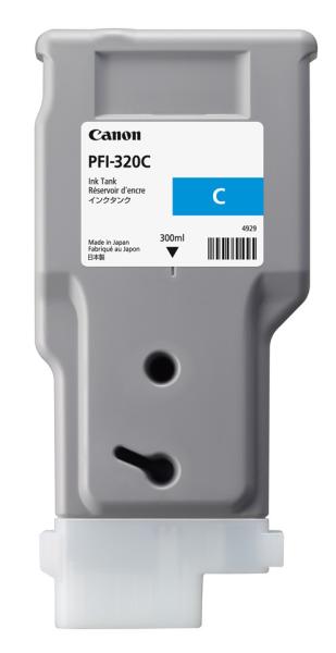 Canon tintenpatrone cyan pfi-320c ipf tm 200/305 300ml - Canon-pfi-320c-0013803303063