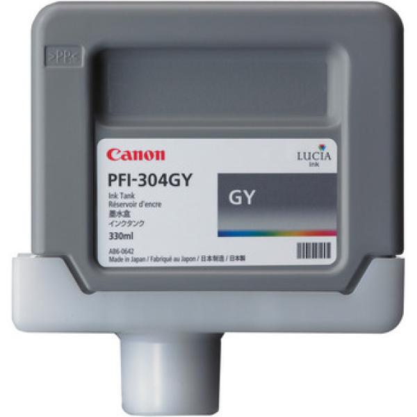 Canon tintenpatrone photo grey pfi306pgy ipf 8300 330ml - Canon-pfi306pgy-4960999910338