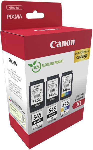 Canon multipack tinte xl schw/color pgcl545/6 pixma ip2850 2xbkxl & 1xcmyxl - Canon-pgcl545-6-8714574680026-02.jpg