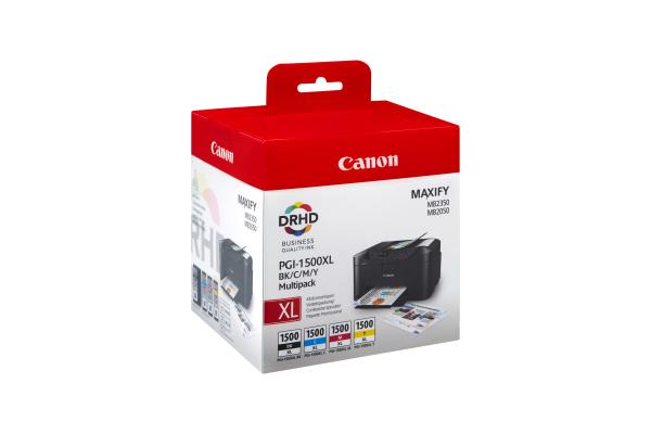 Canon multipack tinte xl bkcmy pgi-1500xl maxify mb2050/mb2350 70.7ml - Canon-pgi-1500xl-8714574679037