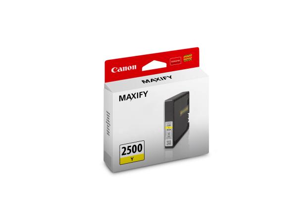Canon tintenpatrone yellow pgi-2500y maxify mb5050/mb5350 700 s. - Canon-pgi-2500y-4549292005332-02.jpg