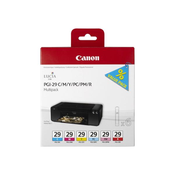 Canon multip. mbk/pbk/dgy/gy/lgy/co pgi-29 multg pixma pro-1 6x36ml - Canon-pgi-29-multg-8714574623214-02.jpg