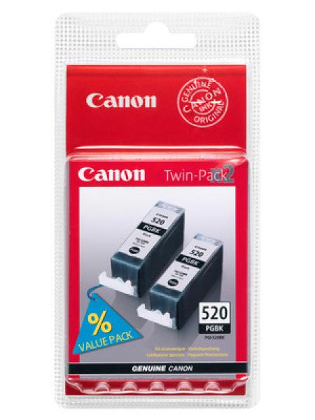 CANON Twin Pack Tinte schwarz PGI-520PACK PIXMA MP 980 2 Stück