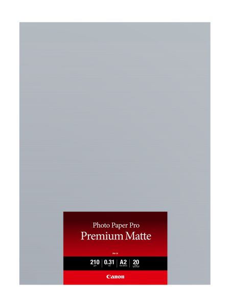 Canon premium matte photo paper a2 pm101a2 inkjet 210g 20 blatt - Canon-pm101a2-4549292041668