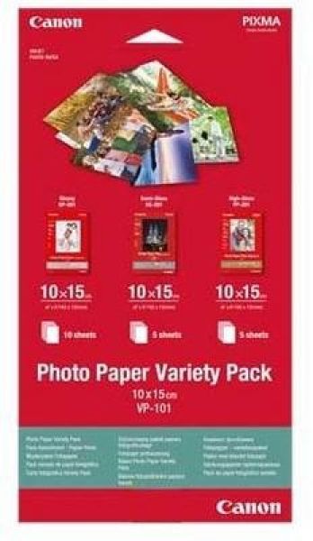 Canon pro photo pap.variety pack a4 pvp201pro inkjet 15 blatt - Canon-pvp201pro-8714574615387