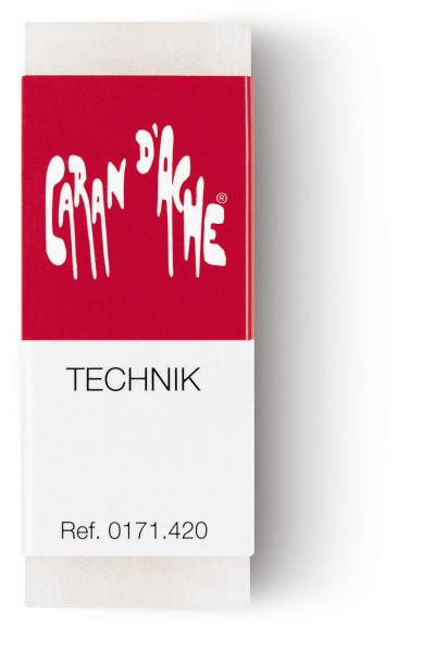 Caran d'ache radierer technik 171.420 weiss 60x23x13mm - Caran-dache-171420-7610186800757