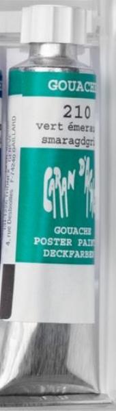 Caran d'ache deckfarbe gouache 10ml 2001.210 smaragd - Caran-dache-2001210-7610186130311