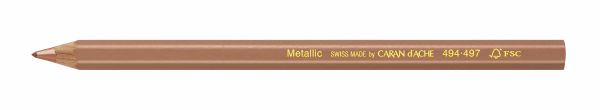 Caran d'ache colour block 494.497 bronze fsc metallic - Caran-dache-494497-7630002327985