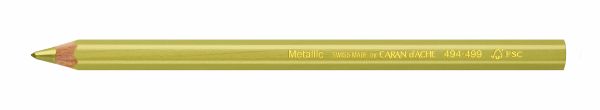 Caran d'ache colour block 494.499 gold fsc metallic - Caran-dache-494499-7630002328029