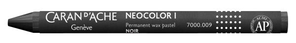 Caran d'ache wachsmalkreide neocolor 1 7000.009 schwarz - Caran-dache-7000009-7610186270048