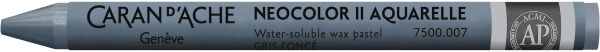 Caran d'ache wachsmalkreide neocolor ii 7500.007 dunkelgrau - Caran-dache-7500007-7610186271601