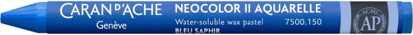 Caran d'ache wachsmalkreide neocolor ii 7500.150 saphirblau - Caran-dache-7500150-7610186272028