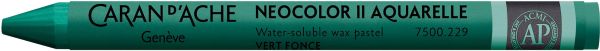 Caran d'ache wachsmalkreide neocolor ii 7500.229 dunkelgrün - Caran-dache-7500229-7610186272189