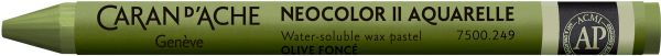 Caran d'ache wachsmalkreide neocolor ii 7500.249 dunkeloliv - Caran-dache-7500249-7610186272233