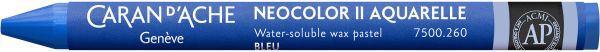 Caran d'ache wachsmalkreide neocolor ii 7500.260 blau - Caran-dache-7500260-7610186272257