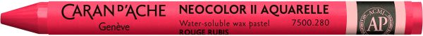 Caran d'ache wachsmalkreide neocolor ii 7500.280 rubinrot - Caran-dache-7500280-7610186272271